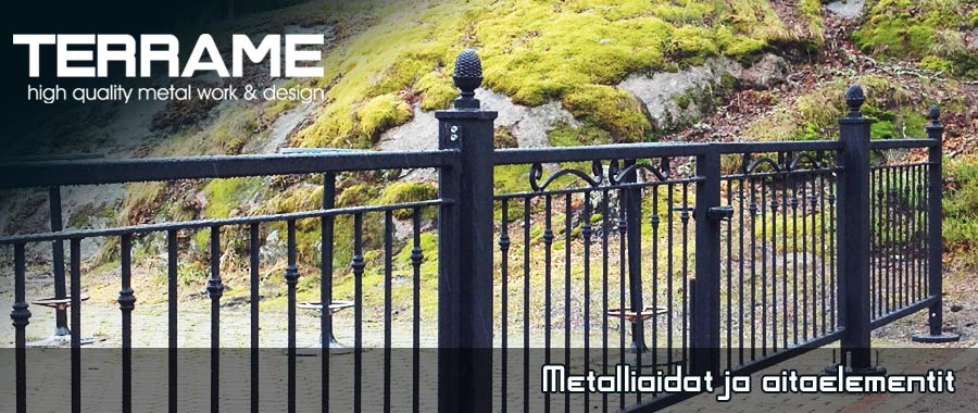 Metalliaidat ja aitaelementit