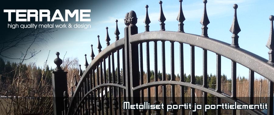 Metalliset aidat ja portit